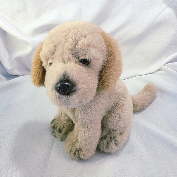 Toys R Us Golden Retriever Dog Plush Stuffed Toy Vintage Realistic 9 Inch 1993 - Picture 9 of 9